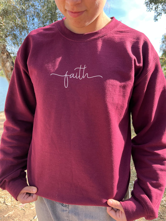 "Faith"Classic Sweatshirt
